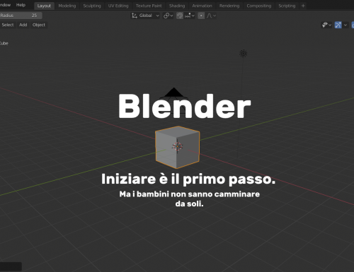 Come iniziare su Blender – L’interfaccia utente