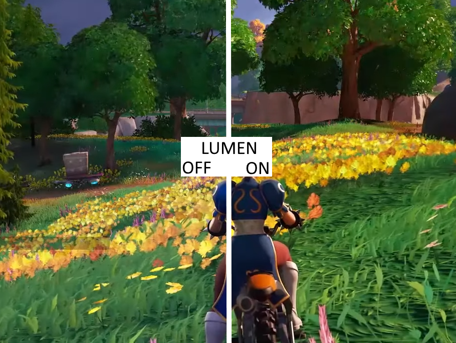 Lumen Unreal Engine 5 - Fortnite Example